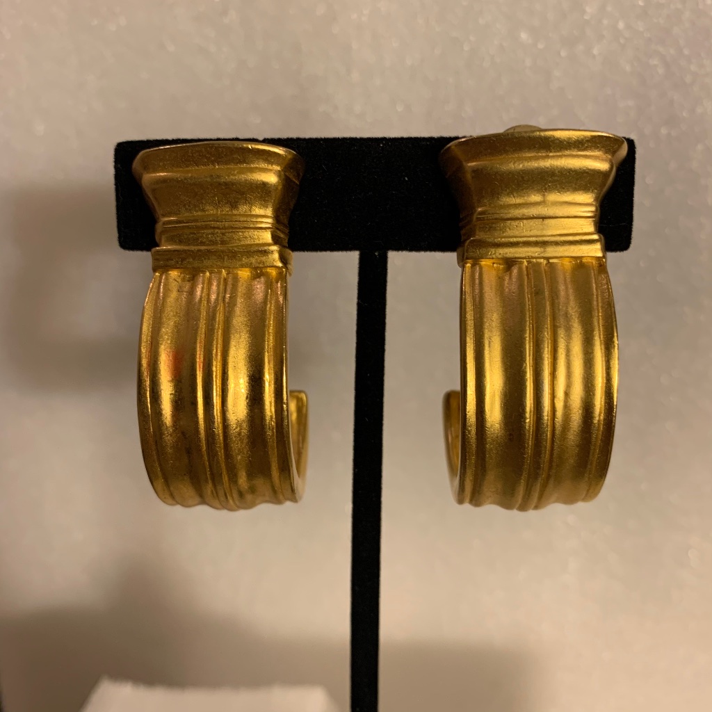 Rare Authentic Vintage Karl Lagerfeld Earrings